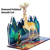 Support de présentation en acrylique, support pour photos souvenirs, image numérique holographique, époxy transparent, promotionnel, vente en gros, personnalisé