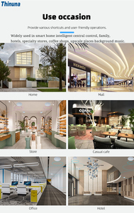 Thinuna HM-500D nhà thông minh Màn hình cảm ứng độ nét cao 8 inch 25W * 4 IPS nhạc nền thông minh trong máy nghe nhạc treo tường - Product Image 5
