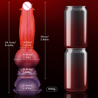 Dildo en silicone liquide monstre fantaisie extraterrestre avec ventouse, étanche et souple pour femmes, hommes et couples - Prix de gros usine