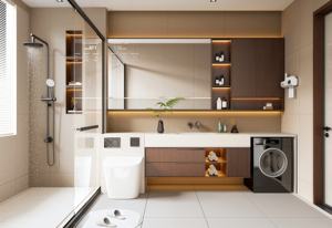 Meuble <span class=keywords><strong>de</strong></span> rangement <span class=keywords><strong>de</strong></span> salle <span class=keywords><strong>de</strong></span> bain haut <span class=keywords><strong>de</strong></span> gamme avec miroir, design luxueux, <span class=keywords><strong>sous</strong></span> l'évier - Product Image 6