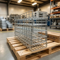 Bandeja de Cables de Malla Metálica de Conexión Rápida, Opciones de Material Flexible, Diseño Modular para Cableado de Pasillos Fríos y Calientes en Centros de Datos