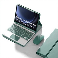 Étui de protection en cuir pour tablette S10 Plus X820, compatible avec S110 Ultra, avec emplacement pour stylet et clavier tactile magnétique