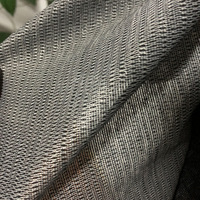 Entoilage tissé 100 % polyester écologique personnalisé, de haute qualité, avec insert de trame et nappe, pour vêtements, avec fonction adhésive