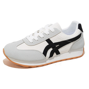 Sneakers Casual da Donna Primaverili e Autunnali, Traspiranti, Sottili, con Suola in Gomma, Intersuola in PVC e Fodera in Cotone, Bianche - Product Image 4