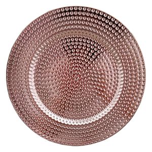 Sottopiatti Rotondi Decorativi in Plastica con Motivo Floreale Dorato per Catering e Tavola, Set da Cena a Prezzo all'Ingrosso - Product Image 5