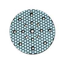 Disque de ponçage diamanté à trous alvéolés 5'' 6'' auto-agrippant pour le ponçage à sec de la pierre et du béton