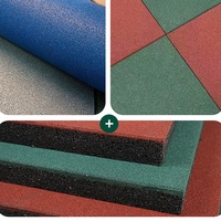 Interlocking Gym Spielplatz boden Innen-/Außen gummi