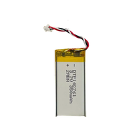 Batterie au lithium personnalisée en usine, cellule de batterie lithium-ion 3,7 V, batterie au lithium polymère rechargeable 350 mAh, mini batterie Lipo 402248