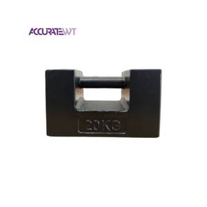ACCURATEWT M1 Classe 20kg Poids d'étalonnage rectangulaire en fonte avec cavité de réglage et certificat pour balance - Product Image 4