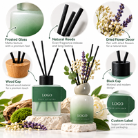 Diffuseur de parfum d'ambiance personnalisé 500 ml grande capacité, sans fumée, avec bâtonnets, pour huiles essentielles, aromathérapie, OEM