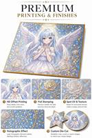 Papan Shikishi Akrilik Anime Jepang Custom, Papan Tanda Tangan Anime Jepang, Papan Shikishi Custom, Shikishi Foil