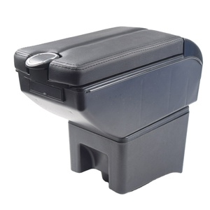Vtear Car-styling decorazione accessori parti copertura 2010 per VW <span class=keywords><strong>Polo</strong></span> 9n 6R bracciolo interno Console centrale bracciolo scatola di immagazzinaggio - Product Image 1