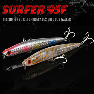 ALLBLUE — leurre Popper surfeur 95F, appât artificiel idéal pour la pêche en Surface - Product Image 4