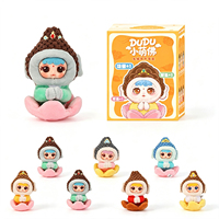 Petite figurine Bouddha mignonne en boîte mystère, figurines de collection de la série Bouddha, décoration de bureau, jouet de collection aléatoire pour les fêtes