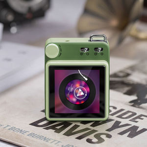 เครื่องเล่น MP3 แบบพกพาขนาดเล็กพิเศษระดับพรีเมียม ลำโพงซับวูฟเฟอร์ในตัว การเชื่อมต่อ BT หน้าจอที่สามารถเปลี่ยนได้ นาฬิกาปลุก เครื่องเล่น MP4 - Product Image 5