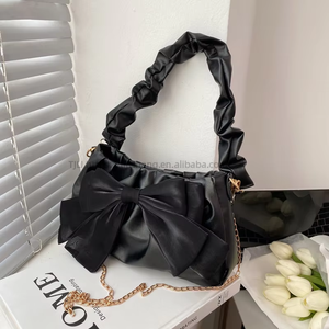 Popular Small Bag for Women New Fashionable Casual Crossbody Bag Cute Bow Single <b>Shoulder</b> Underarm Bag - Product Image 2