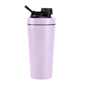 Mezclador de botellas de proteína personalizado a precio de fábrica, agitador de gimnasio de acero inoxidable de metal, taza de fitness al por mayor - Product Image 2