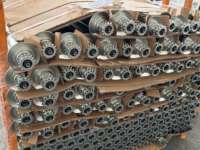 Rouleau de convoyeur à pignon renforcé à faible bruit, rouleau de transmission de chaîne stable pour système de convoyage automatisé de cartons