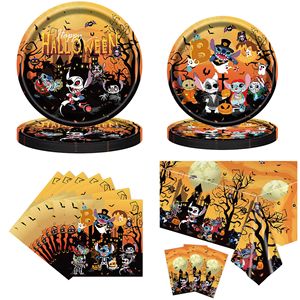 <b>Stitch</b> <b>Halloween</b> Party Supplies 60-80 Pcs Disposable Tableware Set For <b>Halloween</b> Celebration - Product Image 5