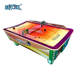 Hoge Kwaliteit Indoor Kids Game Machine Mesa De Hockey De Aire Bubble Hockey Gebogen Oppervlak Air Hockey Tafel