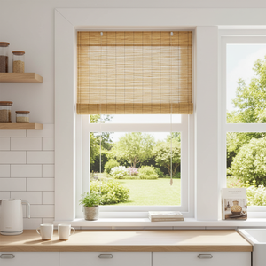 Persiana Moderna Cinese 200x300 cm in Legno di Tiglio e Materiale Plastico per Ventilazione Interna di Cucina, Camera da Letto, Magazzino - Product Image 3
