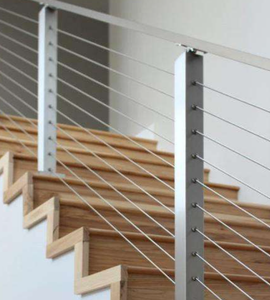 Système de garde-corps à câbles pour escalier en acier inoxydable 304 de 36 pouces, prix usine, pour la conception d'escaliers - Product Image 2