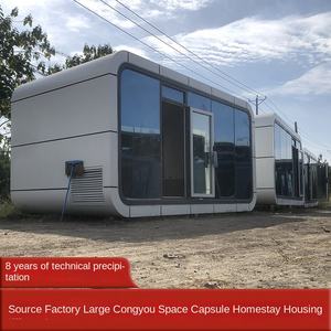 Cabine mobile à double étage pour le bureau commercial, les voyages, l'hébergement, la villa, l'éclairage panoramique, le soleil, le verre, B & B - Product Image 4