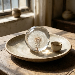 Customized Dandelion Resin Paperweight for Thanksgiving Halloween Valentine's Day Christmas Gifts-Fashion Hand Modeled - Product Image 3