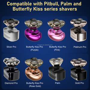 Hi-q Bald Man Razor <span class=keywords><strong>Shaver</strong></span> Heads Cuchillas de repuesto para <span class=keywords><strong>Skull</strong></span> <span class=keywords><strong>Shaver</strong></span> Pitbull Forte PRO Series <span class=keywords><strong>Skull</strong></span> <span class=keywords><strong>Shaver</strong></span> Pro Palm 4 unids/pack - Product Image 4