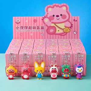 24 cajas de PVC con agujero de oso de mantequilla, caja ciega, Premio para estudiantes de escuela primaria, regalo de lotería con niños y niñas congelados - Product Image 4