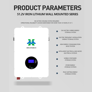 Batería de iones de litio de 48V 51.2V 100Ah 200Ah 5kWh 10kWh para Powerwall, paquete de baterías de almacenamiento de energía de tipo dividido ESS de 5-30kWh para montaje en pared - Product Image 5