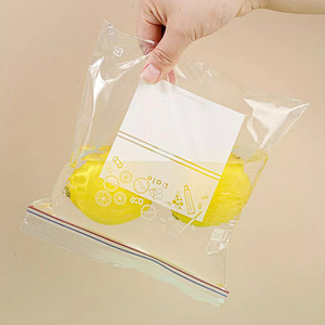 Food Storage Bags Resealable Refrigerated Freezer Safe Reusable With Labeling For Food Organization And Preservation - Product Image 3