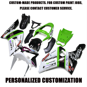 Personnalisation sur mesure - Kit de carénage brut non peint en ABS injecté pour KAWASAKI <span class=keywords><strong>ZX6R</strong></span> <span class=keywords><strong>636</strong></span> 2003 <span class=keywords><strong>2004</strong></span> Châssis en ABS - Product Image 3