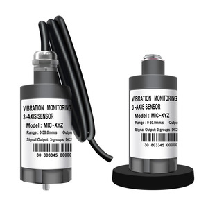 Sensor de Vibración KEHAO DC24V de 2 Cables 4-20mA, Sensor de Rigidez 0-100mm/s con Alarma de Temperatura, Montaje Roscado KH-HZD - Product Image 6