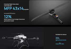 Moteur <span class=keywords><strong>Hobbywing</strong></span> X9 Plus G2L 9620-80KV, système d'alimentation intégré 12S-14S <span class=keywords><strong>150A</strong></span>, poussée maximale 28 kg, hélice 4314, pièces agricoles - Product Image 6
