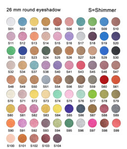 <span class=keywords><strong>Palette</strong></span> di <span class=keywords><strong>ombretti</strong></span> personalizzati confezione private label matte eyeshadow <span class=keywords><strong>palette</strong></span> shadow single eyeshadow 26mm - Product Image 3