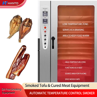 Four électrique intelligent en acier inoxydable avec contrôle automatique de la température et de la minuterie, pour la cuisson de saucisses, poisson, viande, fumage et bacon froid