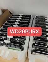 Generalüberholte WD20PURX 2TB Purple Überwachungs-Festplatte 3,5 Zoll SATA 6Gb/s 64MB CMR Festplatte für CCTV DVR NVR Sicherheitskamerasystem
