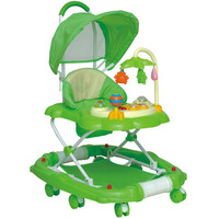 2 In 1 Goyang Baby Walker dengan Kanopi dan Push Bar