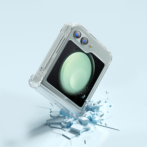 Coque de téléphone rigide transparente pour <span class=keywords><strong>Samsung</strong></span> <span class=keywords><strong>Galaxy</strong></span> z Flip <span class=keywords><strong>3</strong></span> 4 5 housse de protection pour caméra pliante coque de téléphone portable transparente - Product Image 4