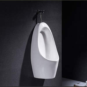 Urinario para hombres con sensor automático de diseño moderno, urinario de cerámica montado en la pared y de pie para adultos para uso en el baño - Product Image 5