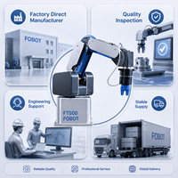 Bras robotisé 4 axes FOBOT FT500, solution d'automatisation intégrée de SI professionnelle pour l'emballage alimentaire et cosmétique