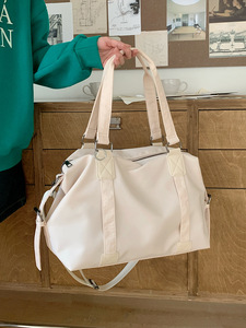 Bolso Tote de PU de Gran Capacidad, Estilo Coreano 2025, para Mujer, Impermeable, con Bolsillo con Cremallera, para Viajes, Portátil y Hombro - Product Image 5
