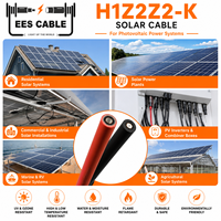 Cable Solar H1Z2Z2-K PV1-F ZZ-F de 6 mm², 4 mm², 10 mm² V1500DC - Cobre Estañado - Aislamiento XLPO de Doble Capa - Cable de CC para Paneles Solares