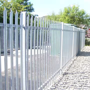 Ensemble de clôture européenne durable avec poteaux galvanisés trempés à chaud, <span class=keywords><strong>palissade</strong></span> en acier forgé, périmètre de ferme, clôtures en treillis naturel - Product Image 3