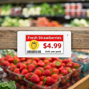 Four Color E Ink Price Tag <strong>2</strong>.13" Electronic Shelf Label Digital ESL Display for Supermarket Store - Product Image 1