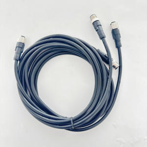 M12连接器，带线航空插头可定制孔位置 - Product Image 1