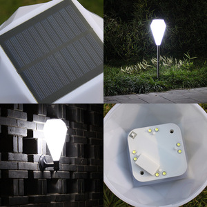 Luces solares de jardín LED para exteriores, impermeables, alimentadas por energía solar, para decoración de patio y jardín. - Product Image 3