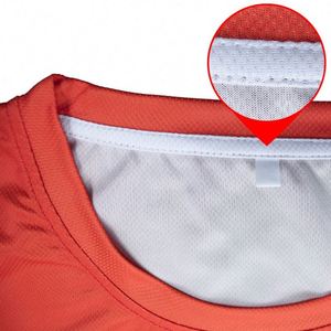 Camiseta Deportiva Personalizada para Hombre, Ligera, Ecológica, 100% Poliéster, de Secado Rápido, para Maratón, Cuello Redondo, Impresión por Sublimación, Malla Deportiva - Product Image 3