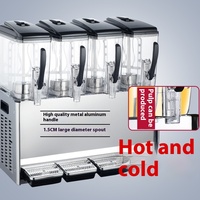 Distributeur de boissons commercial XY à quatre cylindres, distributeur automatique de boissons chaudes et froides, jus/thé au lait, distributeur double